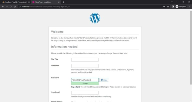 How to Install WordPress Manually