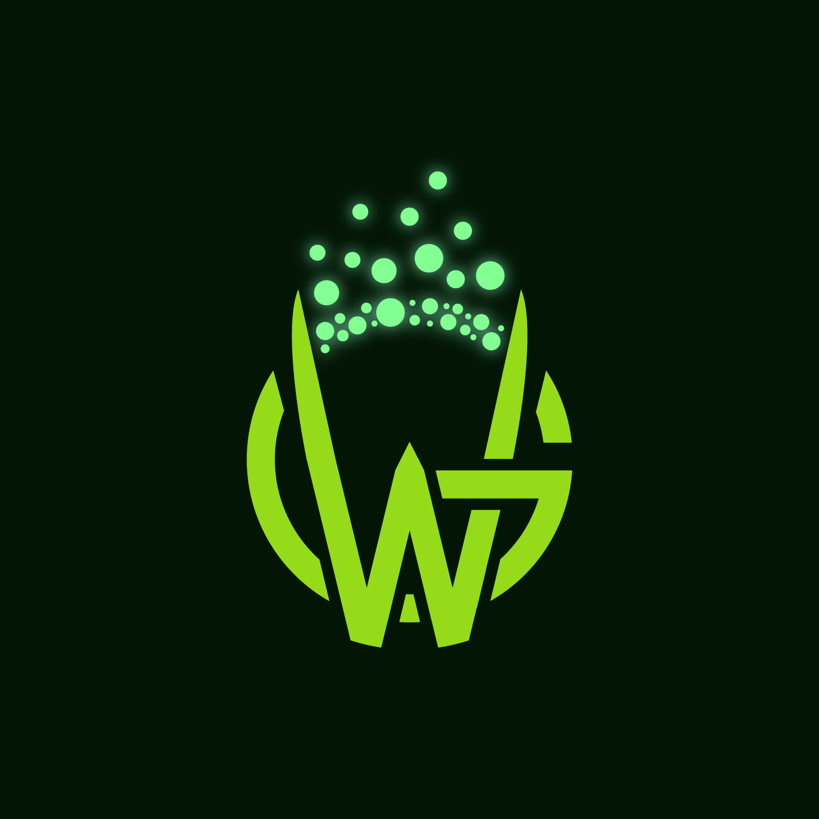 Green Witch Bar Logo Design