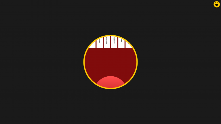 Build a Unique Mouth Menu with HTML, CSS & JS (Smiley Hamburger Menu)