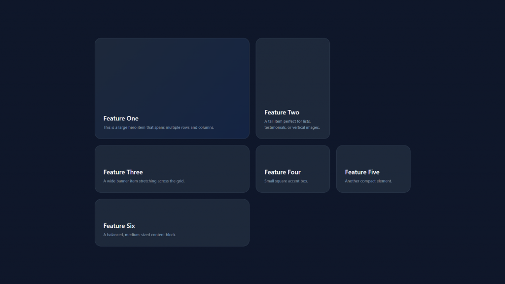 bento grid layout Top Web Design Trends to Watch This Year 1 Bento Grid Layouts - Top Web Design Trends